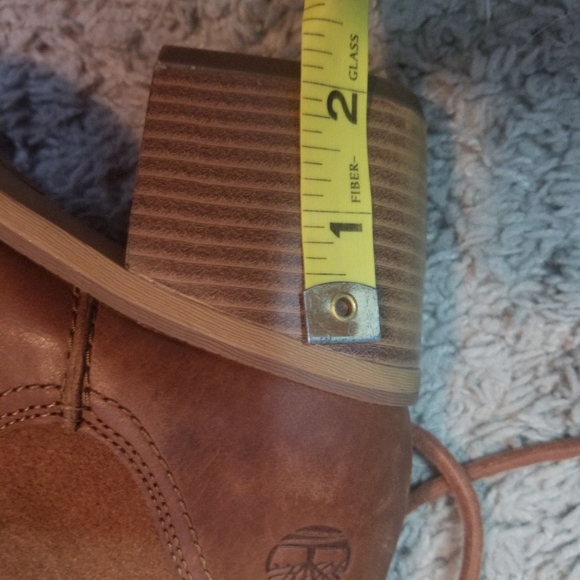 Timberland Brynlee Park Knee High Leather Boots in Brown SZ 9.5 - Picture 4 of 13